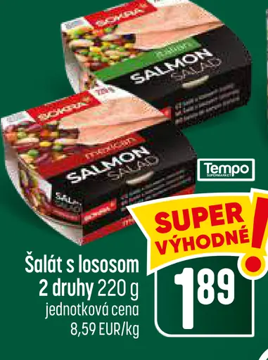 Šalát s lososom, 2 druhy