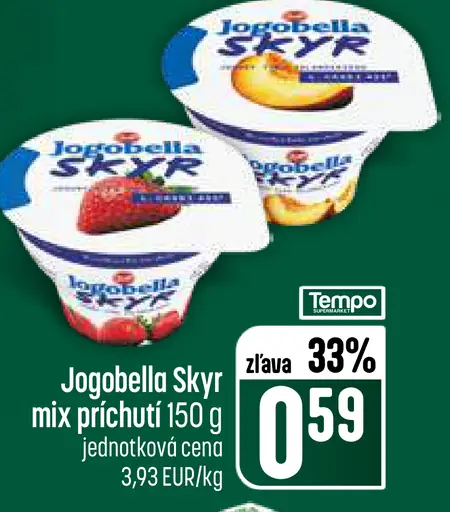 Jogobella Skyr, mix príchutí