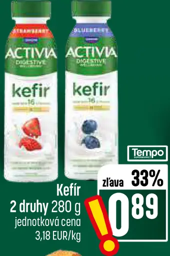 Activia kefir 2 druhy