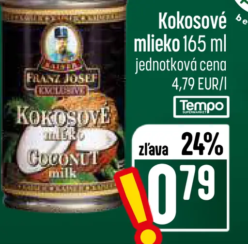 Franz Josef mlieko kokosové