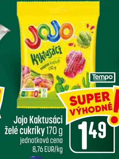 Jojo Kaktusáci želé cukríky