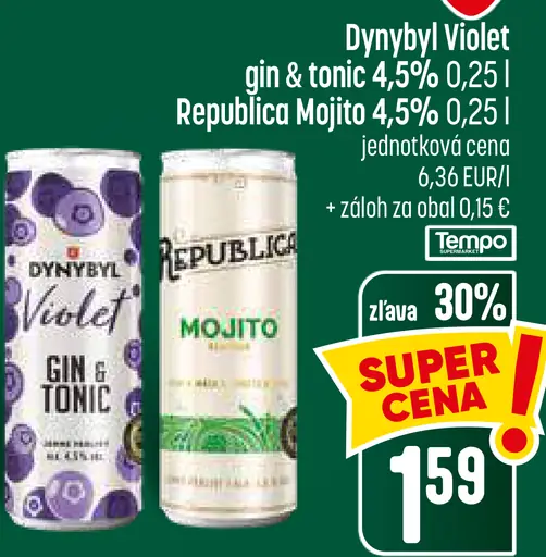 Dynybyl Violet gin & tonic
