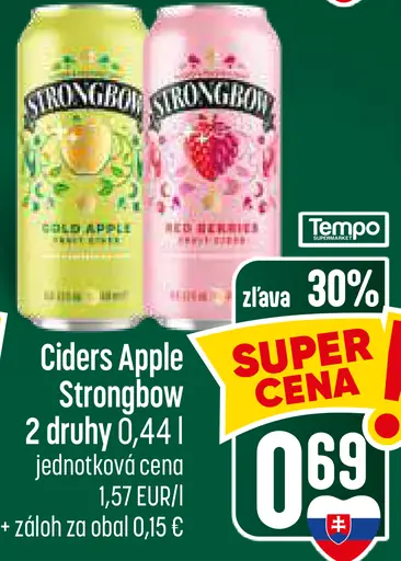 Strongbow Ciders Apple, 2 druhy