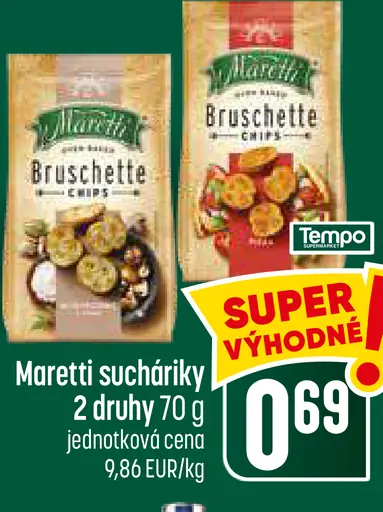 Maretti sucháriky, 2 druhy