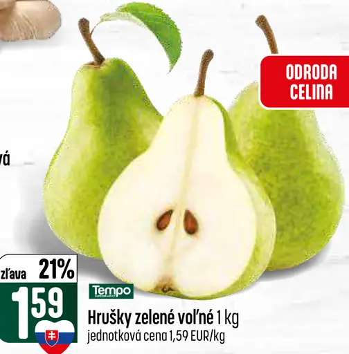 Hrušky zelené
