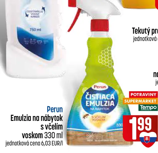 Perun Emulzia na nábytok s včelím voskom