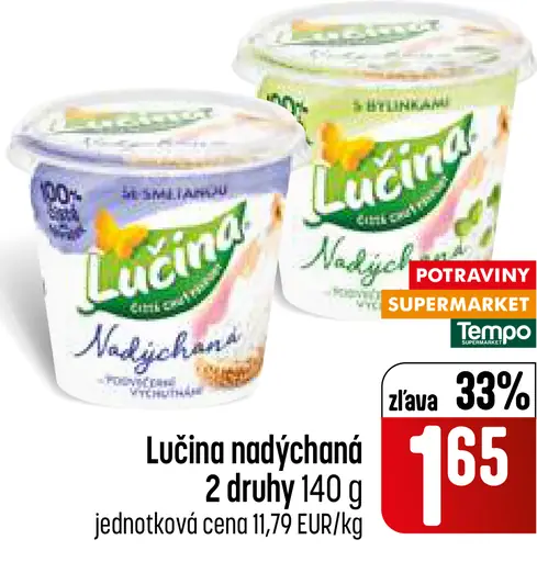 Lučina nadýchaná 2 druhy
