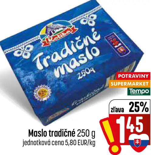 Maslo tradičné