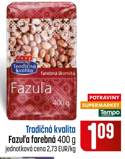Fazuľa farebná