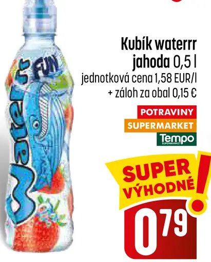 Kubík waterrr jahoda