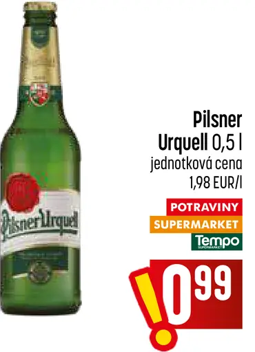 Pilsner Urquell pivo