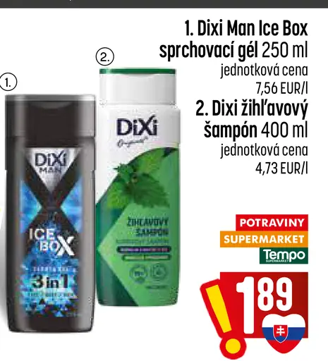Dixi Man Ice Box sprchovací gél