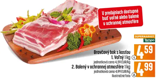 Bravčový bok s kosťou