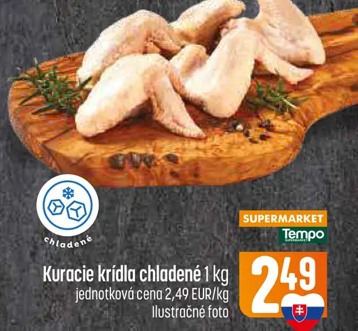 Kuracie krídla chladené
