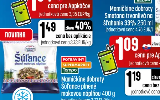 Mamičkine dobroty šúľance plnené makovou náplňou