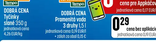 Tyčinky slané