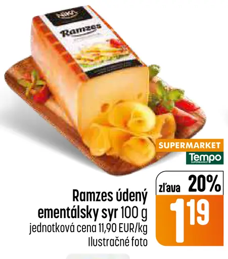 Ramzes údený ementálsky syr