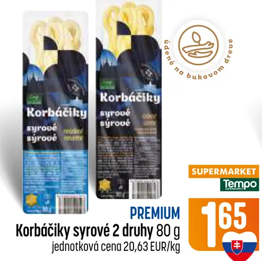 Korbáčiky syrové – 2 druhy