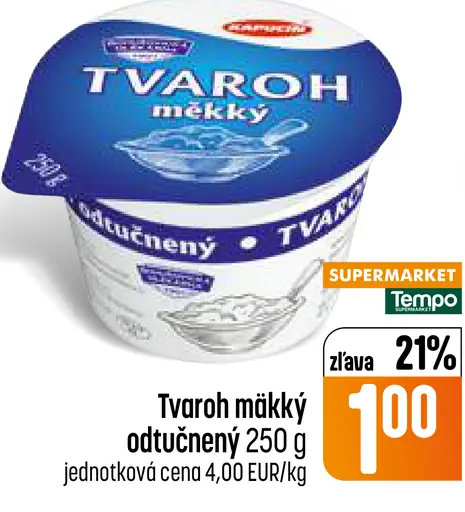 Tvaroh mäkký odtučnený