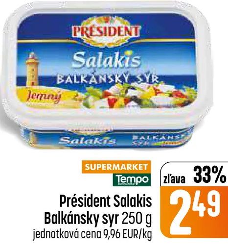 President Salakis Balkánsky syr