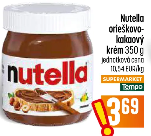 Nutella Mrazený krém lieskoorieškový