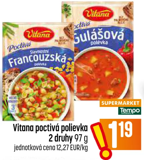 Vitana poctivá polievka