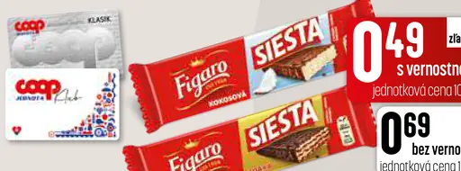 Figaro Siesta oblátka – 2 druhy