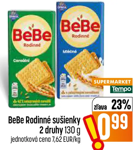 BeBe Rodinné sušienky 2 druhy
