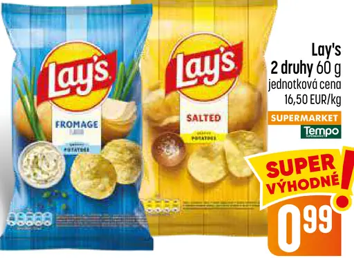 Lay's – fromage, salted