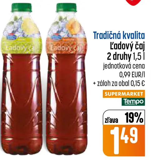 Ľadový čaj, 2 druhy