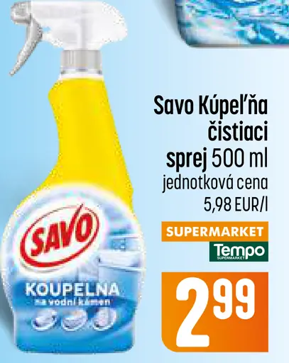 Savo Kúpeľňa čistiaci sprej