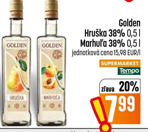 Golden Hruška 38%