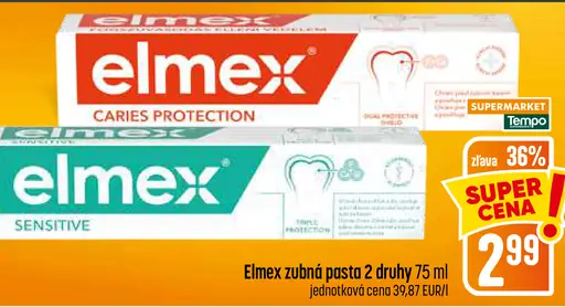 elmex® Caries Protection zubná pasta bez mentolu