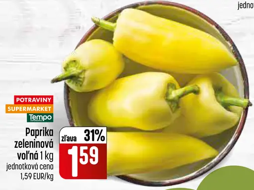 Paprika zeleninová