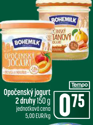 Opočenský jogurt – rôzne druhy