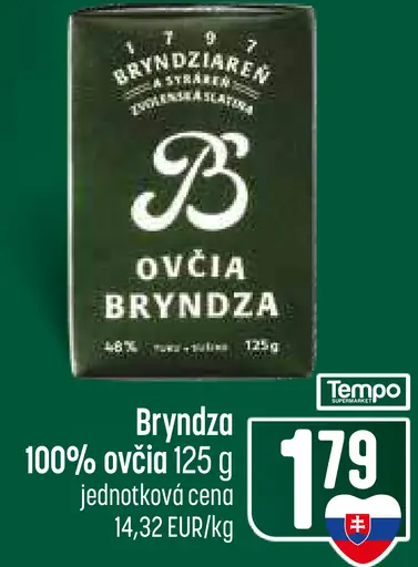 Bryndza 100 % ovčia salašnícka