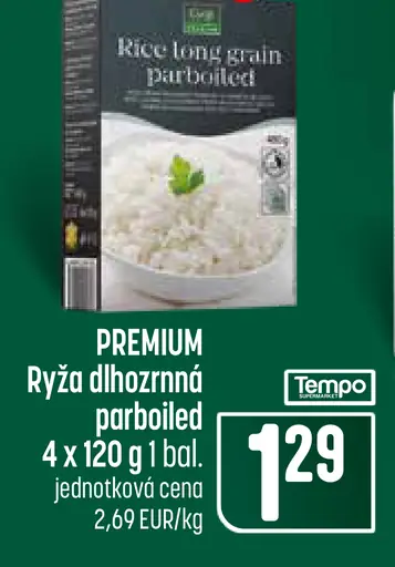 Premium Ryža dlhozrnná parboiled