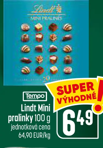 Lindt mini pralinky