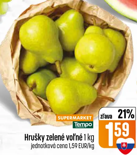 Hrušky zelené