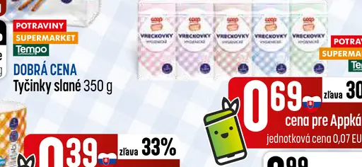 Tyčinky slané