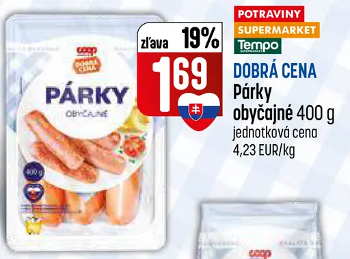 Coop Párky obyčajné