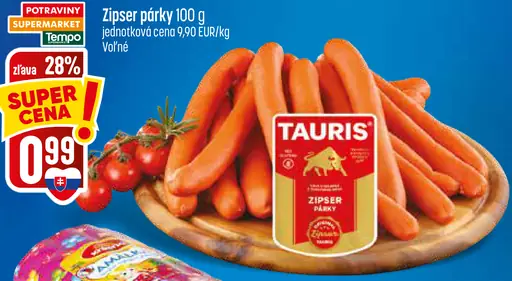 Tauris Zipser párky