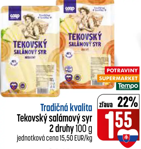 Tekovský salámový syr