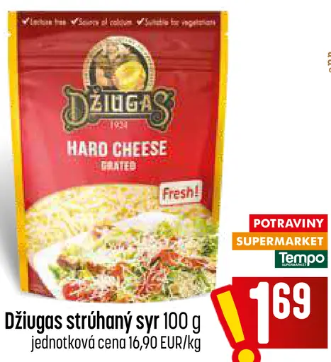 Džiugas syr strúhaný