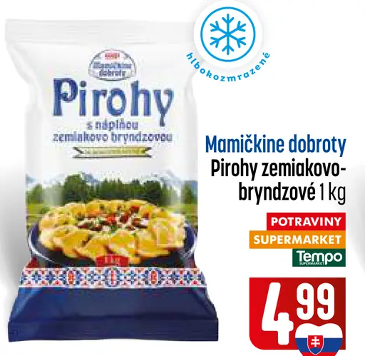 Mamkine dobroty Pirohy zemiakovo bryndzové