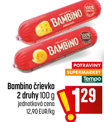Bambino črievko 2 druhy