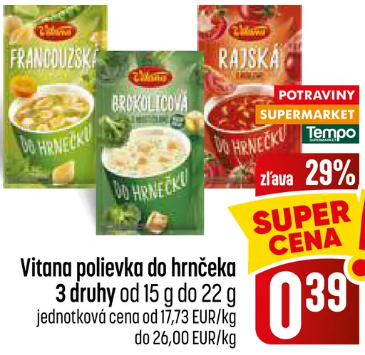Vitana polievka do hrnčeka