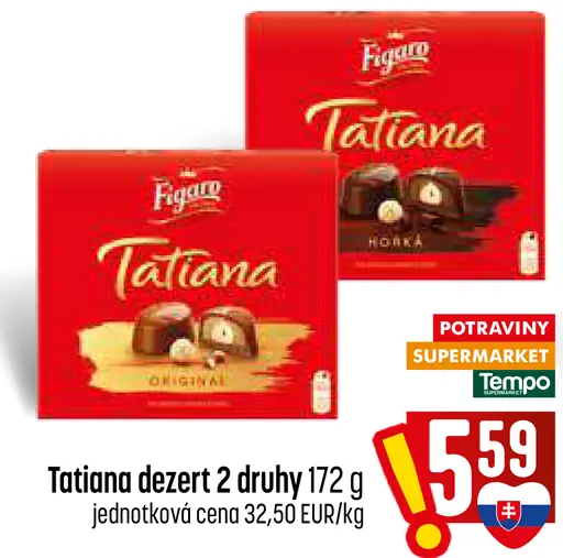 Figaro Tatiana dezert – original, horká