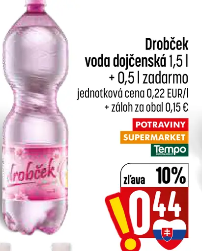 Drobček Dojčenská voda