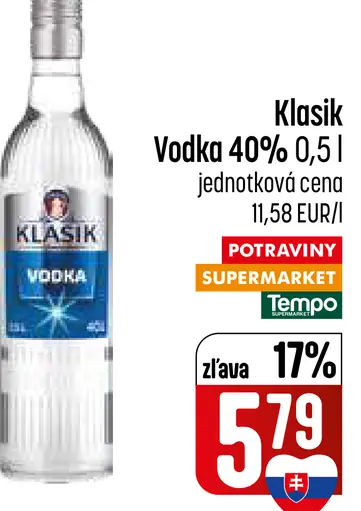 Klasik Vodka Kopaničiarska Slivka 40%